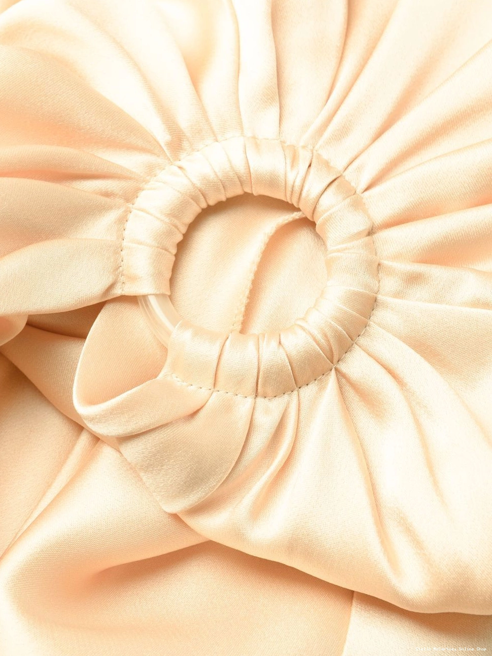 Affordable ring-detail satin Stella maxi Women dress McCartney 0708